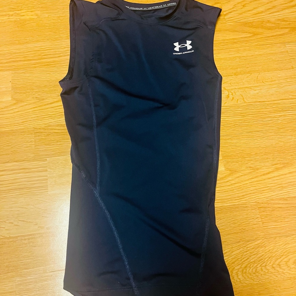 Under Armour Navy Sleeveless Performance Shirt